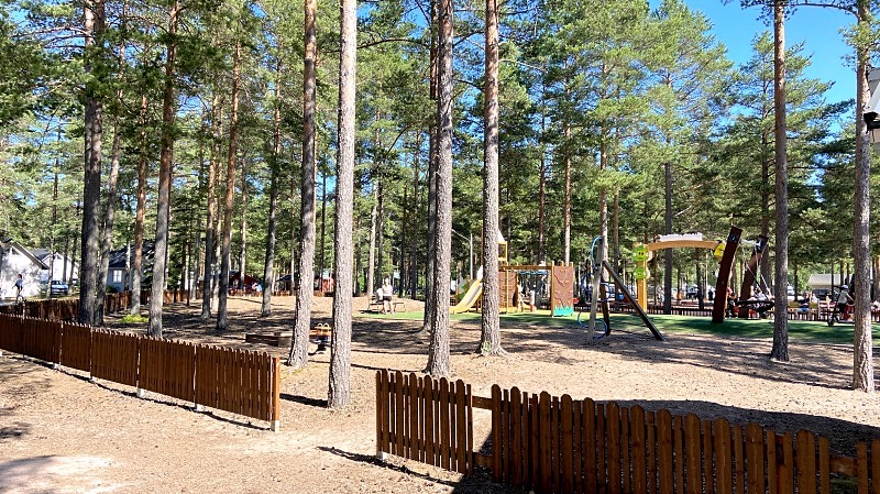 Leikkipuisto Yyterin leirintäalueella