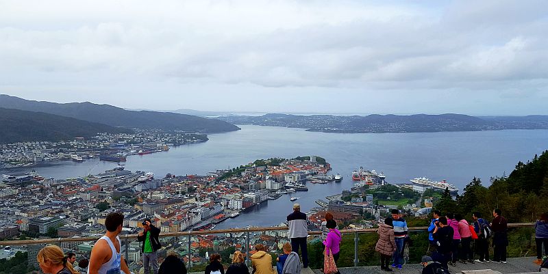 Maisema Mt Fløyenilta