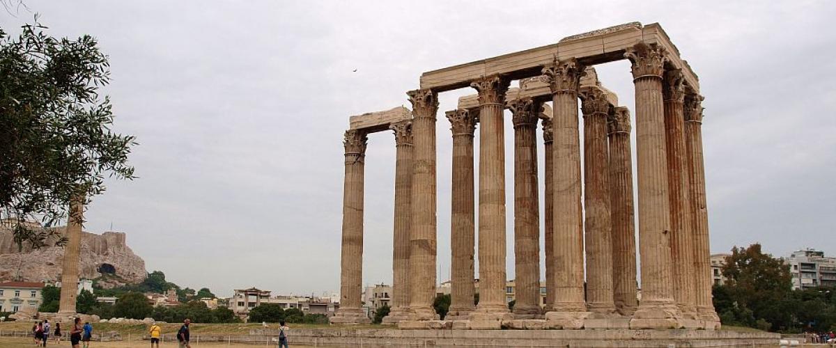 Zeus temppeli  Ateena Kreikka