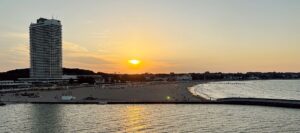 Laiva saapuu Saksan Travemündeen