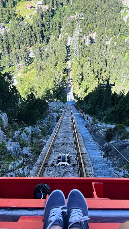 Gelmerbahn funikulaari Sveitsissä