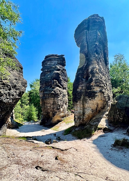 Tiske Steny hiekkakivitornit Tsekeissä