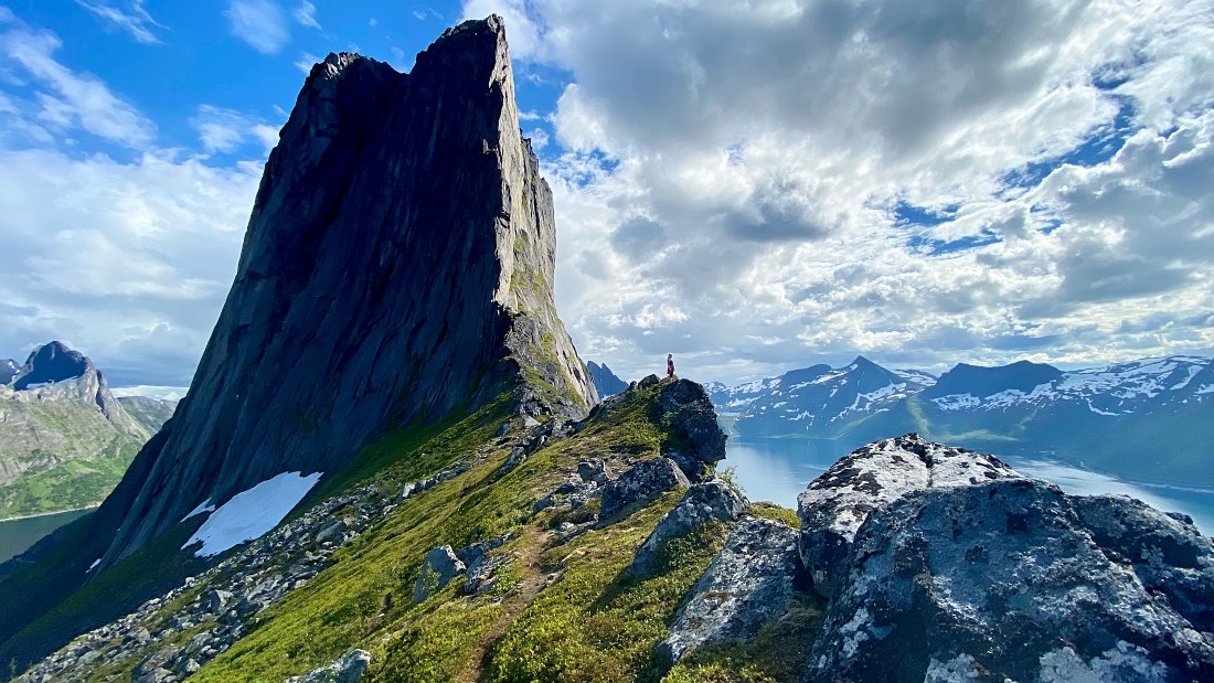 Hesten patikointireitti Senjalla Norjassa