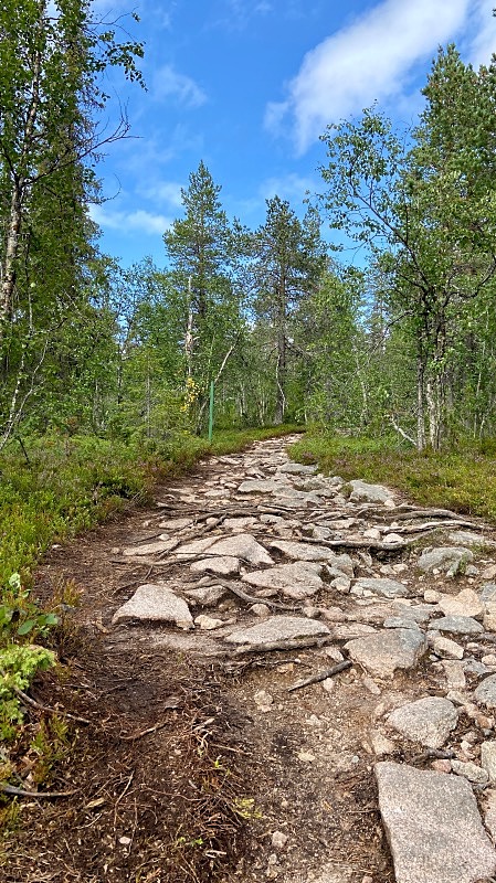 Pyhä-Nattaselle vievä polku