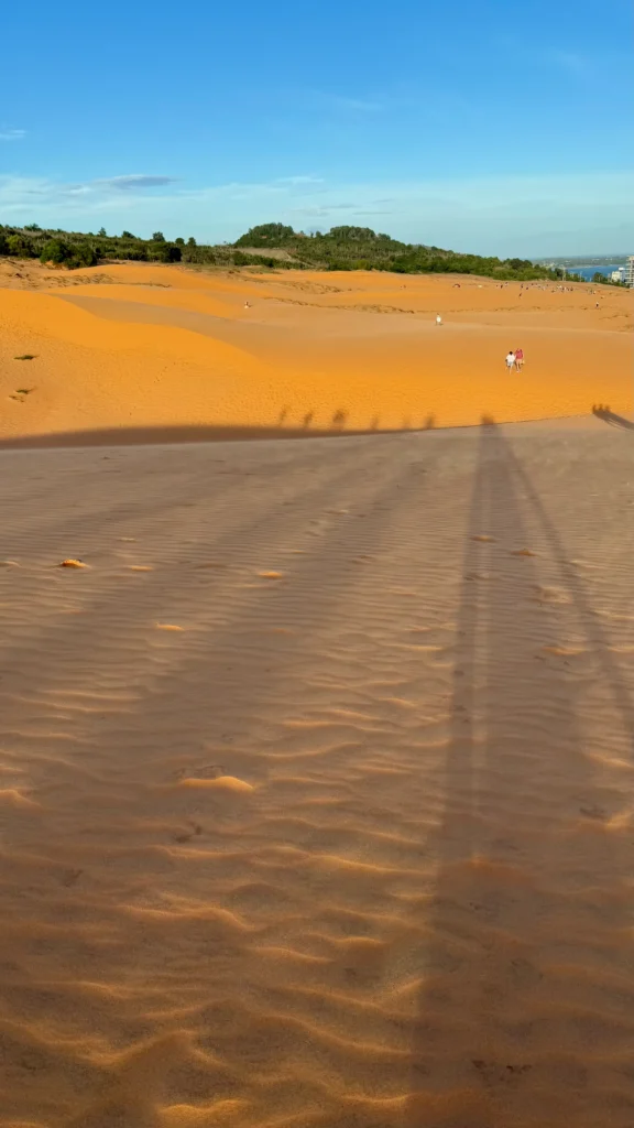 Punaiset dyynit Mui Nessa Vietnamissa.