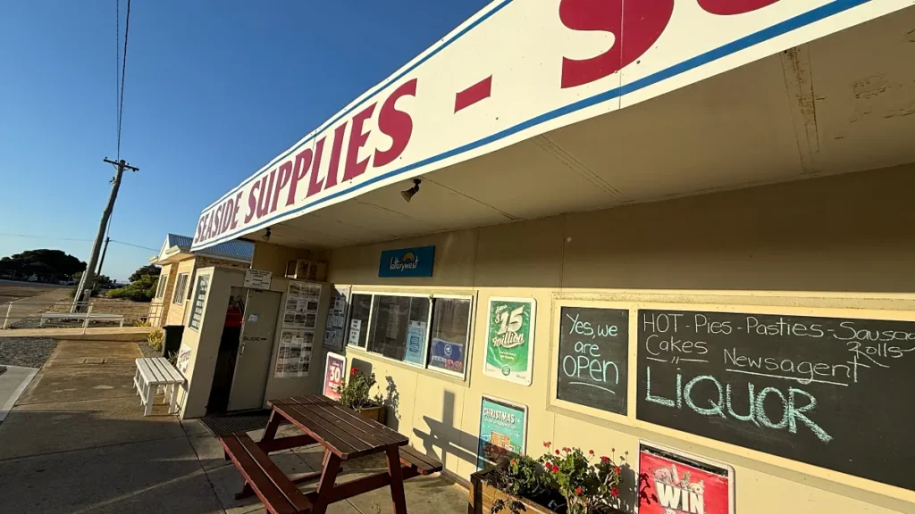 Leemanin söpö supermarket.