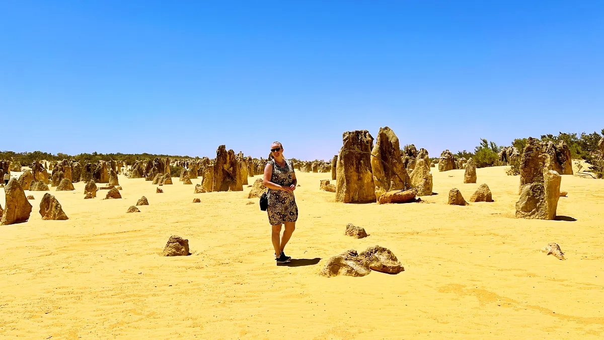 Pinnacles desert Länsi-Australiassa.