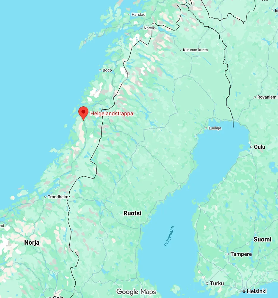 Googlemaps kuva Helgelandstrappan sijannista isommalla kartalla.