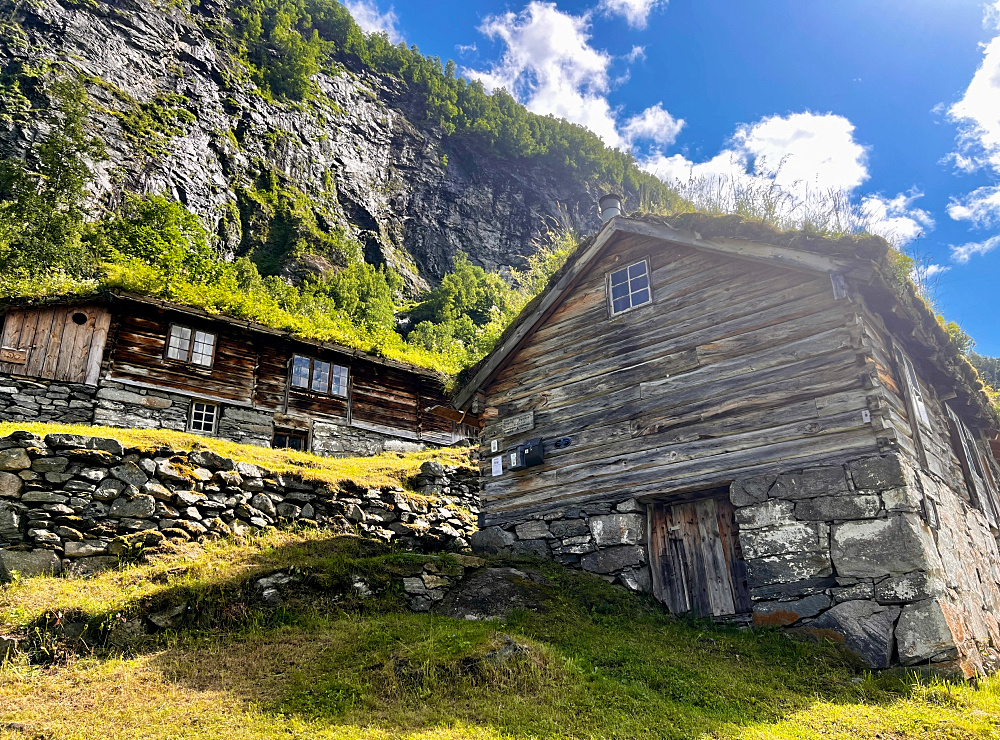 Skageflån historiallinen tila Geirangerissa.